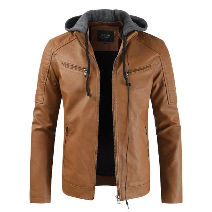 Manteau imitation cuir homme Clearance