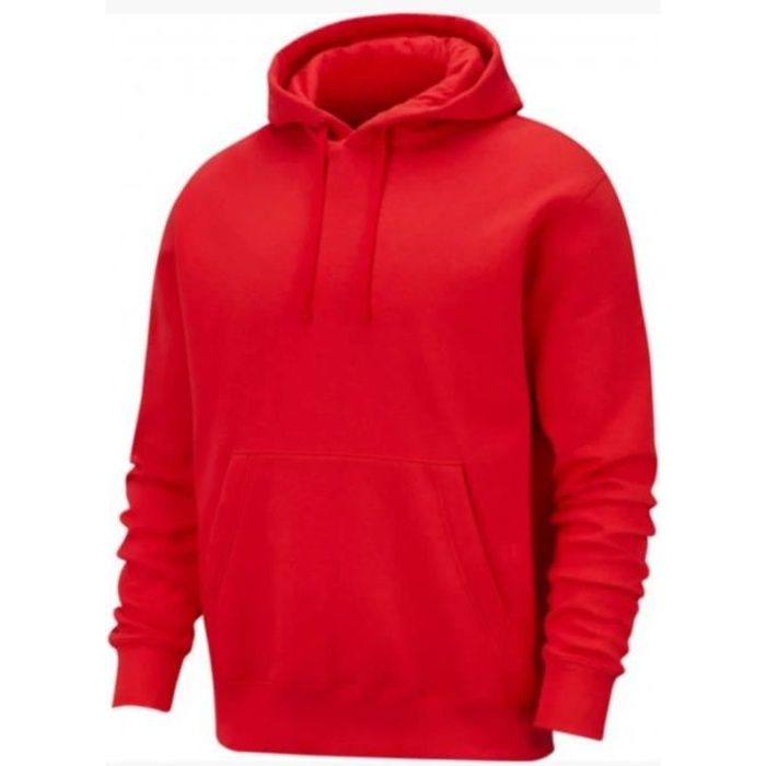 sweat shirt rouge homme