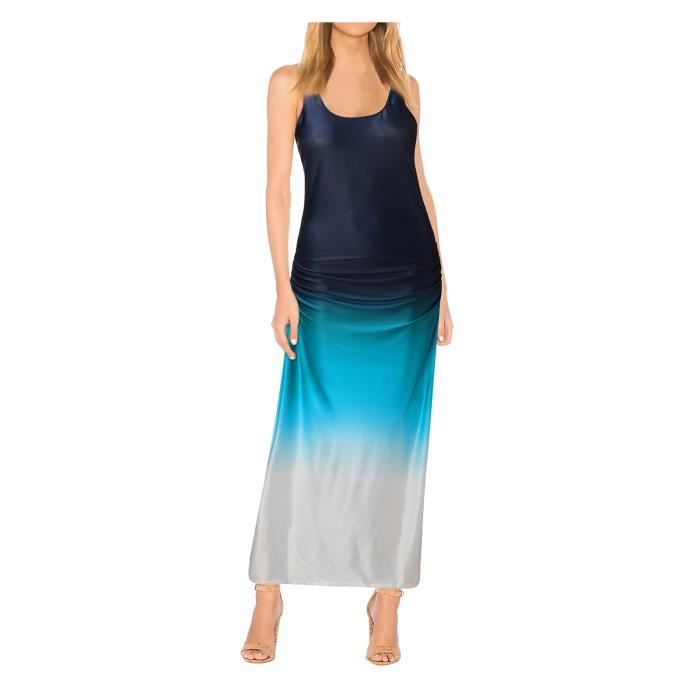 Robe De Plage Longue Grande Taille - Viscose Léger - Couverture Maillot - Style Poncho Été