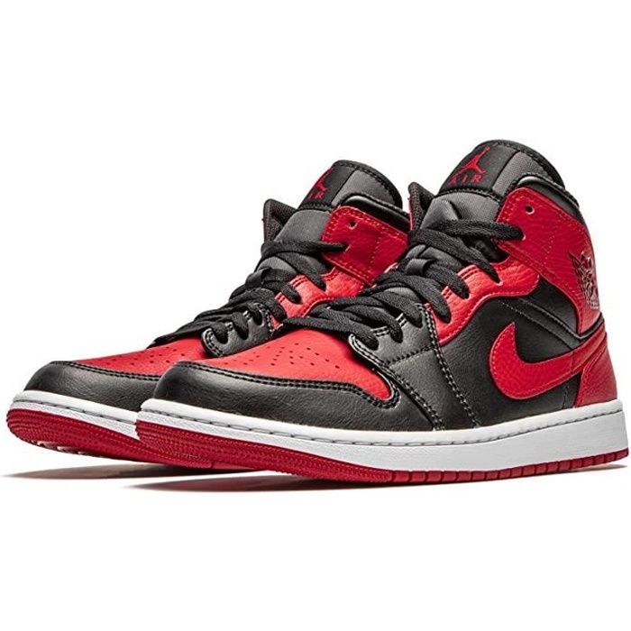 Basket homme rouge et noir sales