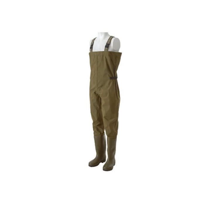 Waders En Néoprène Dirt Boot - Cuisses/poitrine - Vert Olive - Imperméables - Taille Homme/Femme