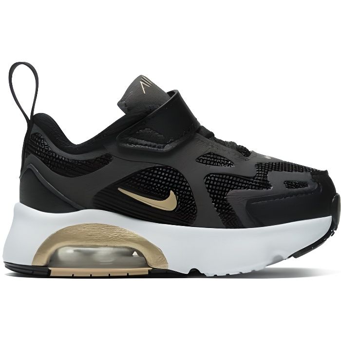 BASKET NIKE AIR MAX 200 BEBE AT5629 003 Noir Cdiscount Chaussures