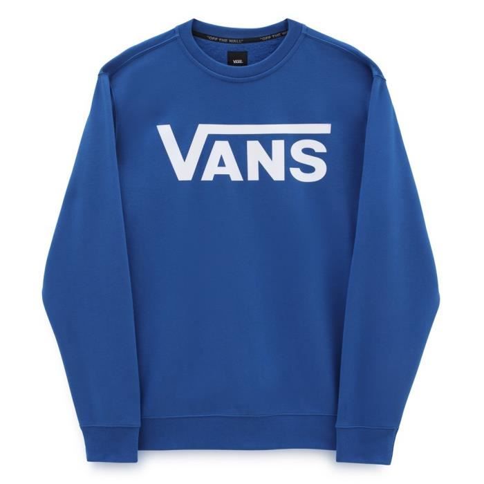 Sweat Vetement VANS Classic Crew II Homme Bleu Manches longues