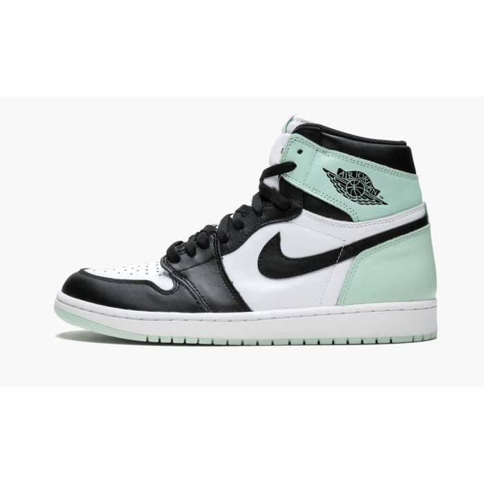 Air Jordan 1 Retro Off Chaussures de Basket AJ1 Femme Homme vert