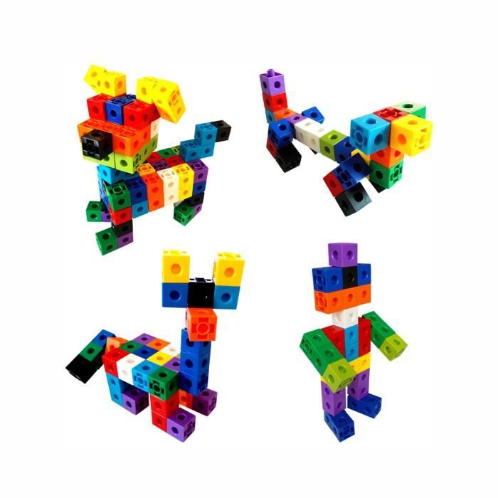 100 Cubes De Liaison Mathématiques SpriteGru - Avec Cartes Activités Et Marqueurs