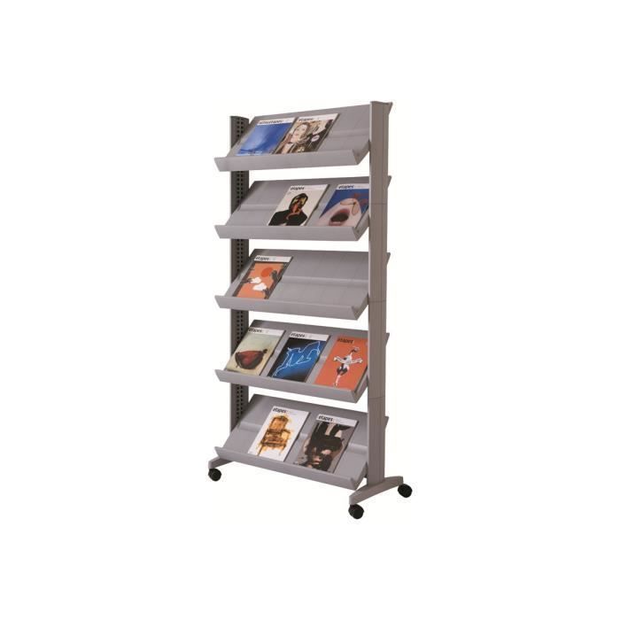 Porte Document Sur Roue Porte-document sur pied - Paperflow - 5 compartiments - Aluminium ...