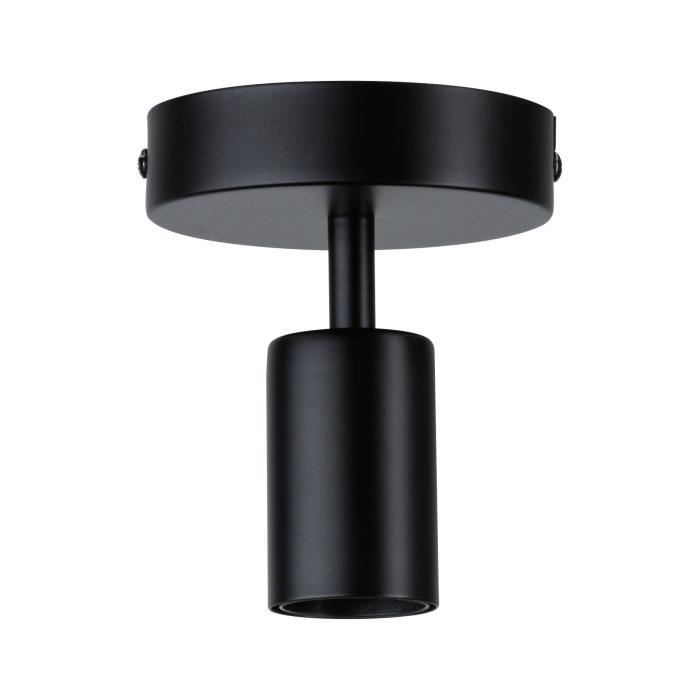 Plafonnier - PAULMANN - Malja - Noir - E27 - 20W - Design Scandinave Moderne Plafonnier - PAULMANN - Malja - Noir - E27 - 20W - Design Scandinave Moderne