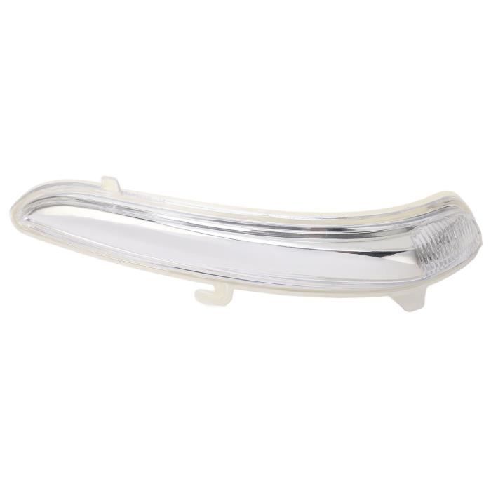 Pwshymi Boîtier de voyant de rétroviseur latéral Boîtier de clignotant de miroir 1607512680, côté droit, étanche, moto clignotante
