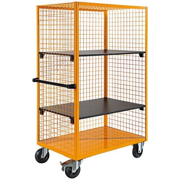 Quipo Armoire Roulante Grillagee Avec 3 Panneaux Grillages