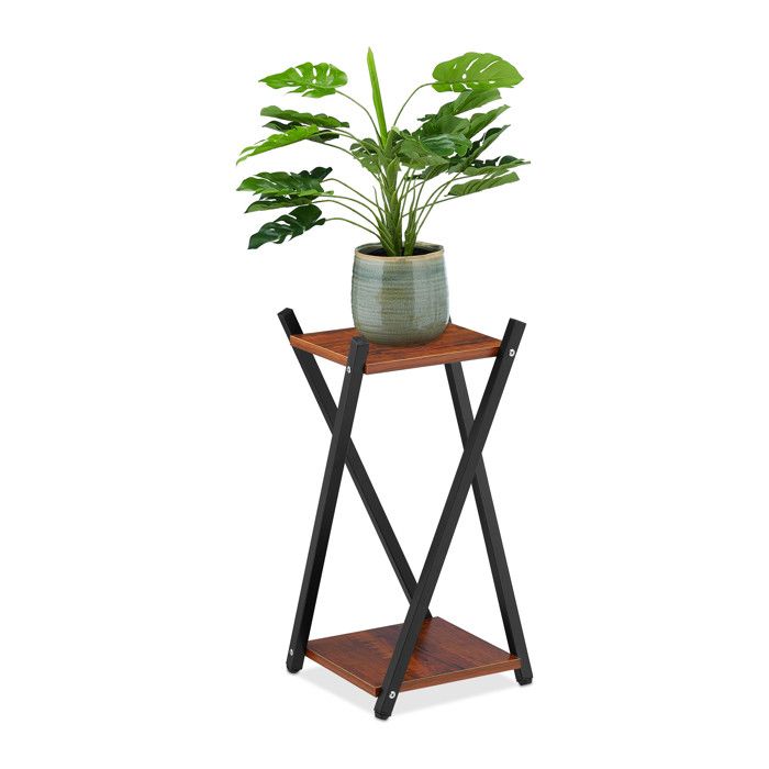 Étagère à Plantes 4 Niveaux En Métal Blanc | Support Pour Pots, Herbes Aromatiques, Fleurs | Salon, Balcon, Terrasse