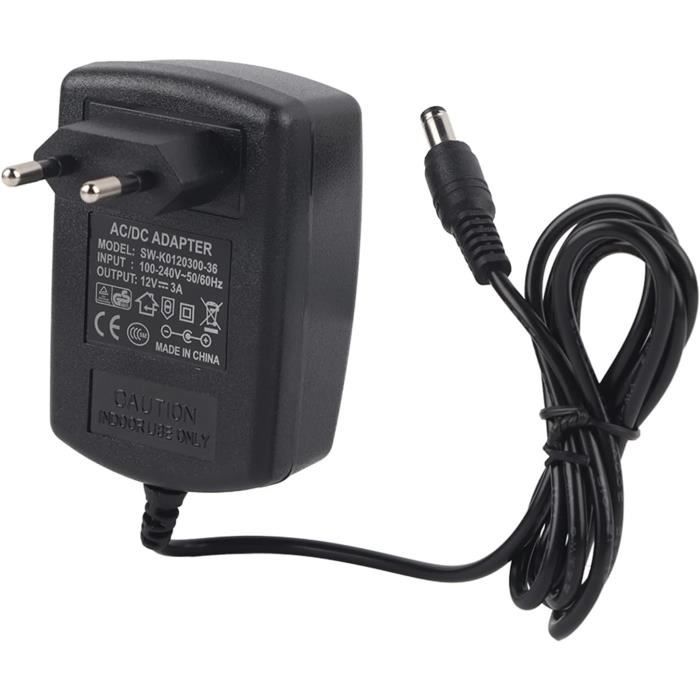 Alimentation 48V 10A 480W Universelle - Pour Amplis Douk Audio/Nobsound, Connexion 5.5x2.5mm
