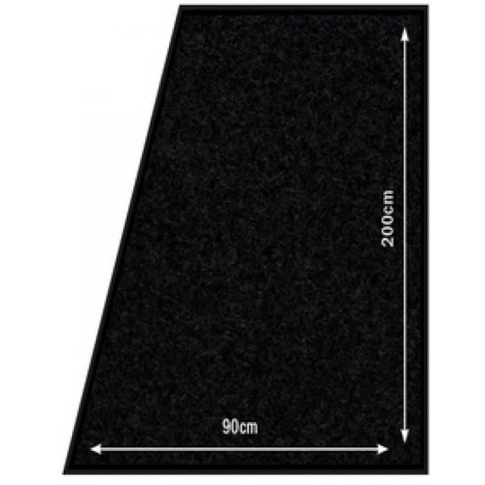 Securit Tapis anti-salissures, 900 x 2.000 mm, noir 0,000000 Noir