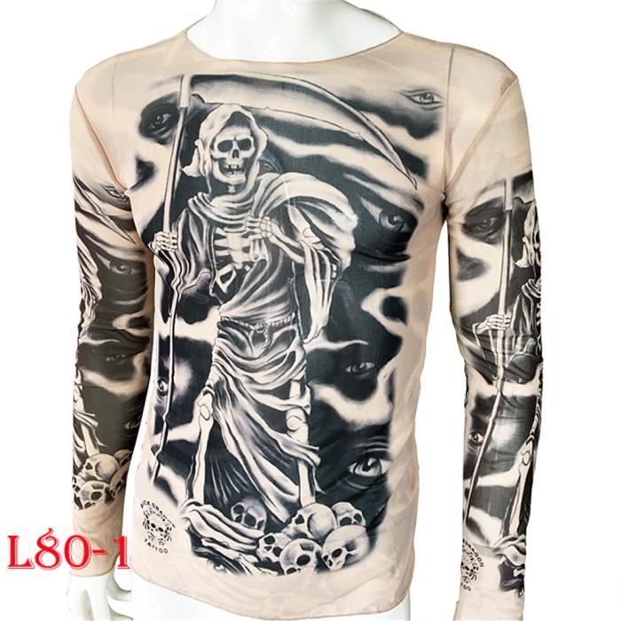 SHINA T-shirt Tatouage Squelette Skull Devil Démon Tattoo Vêtements Tops Plus Taille Unisexe Multicolore - Cdiscount Prêt-à-Porter SHINA T-shirt Tatouage Squelette Skull Devil Démon Tattoo Vêtements Tops Plus Taille Unisexe Multicolore - Cdiscount Prêt-à-Porter