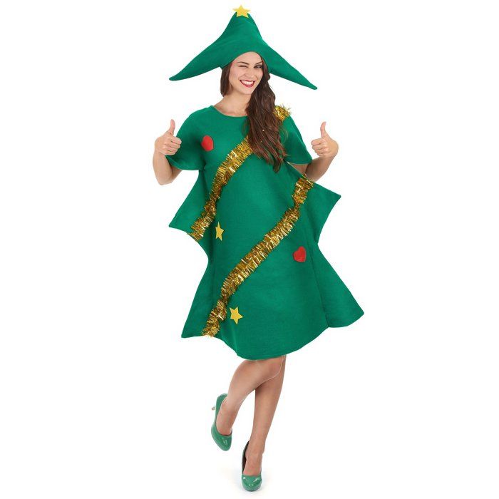 Déguisement femme sapin de Noël - SMIFFY'S - Taille unique - Combinaison  avec guirlande et chapeau - Cdiscount Jeux - Jouets