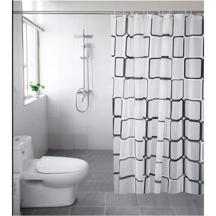 12pcs Anneaux De Rideau De Douche En Plastique En Fore De C Crochets De Rideau Pour Rideau De