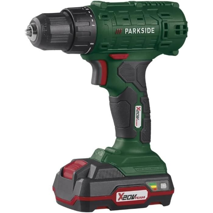 Perceuse-visseuse Sans Fil Parkside PBSA 12 – 12V 2Ah Li-ion Avec Coffert