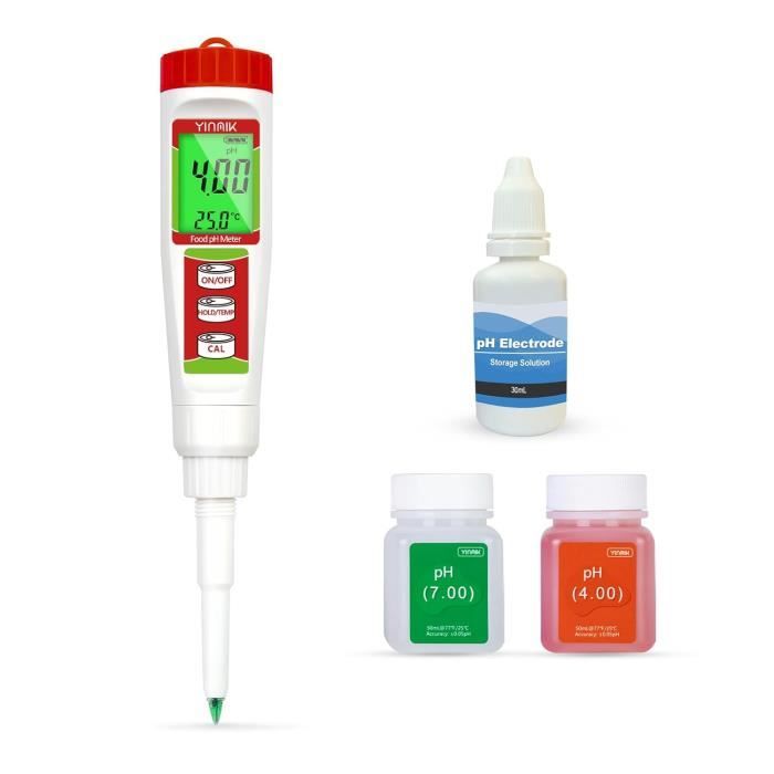 YINMIK PH M tre Alimentaire Testeur De PH Num rique Pour Fromage PH 