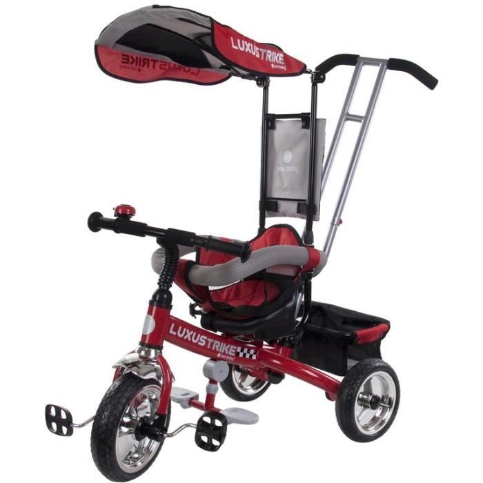 Tricycle volutif b b Luxus Trike Rouge. Cdiscount Sport