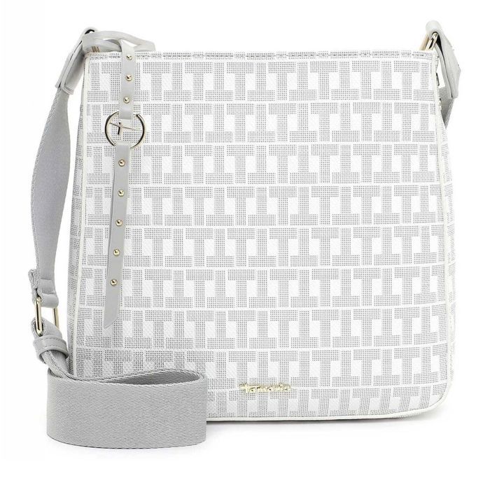 Tamaris Finja Crossbody Bag – Umhängetasche In Weiß, 21x16x8 Cm | Aus Polyurethan, Verstellbarer Riemen, Geräumiges Hauptfach