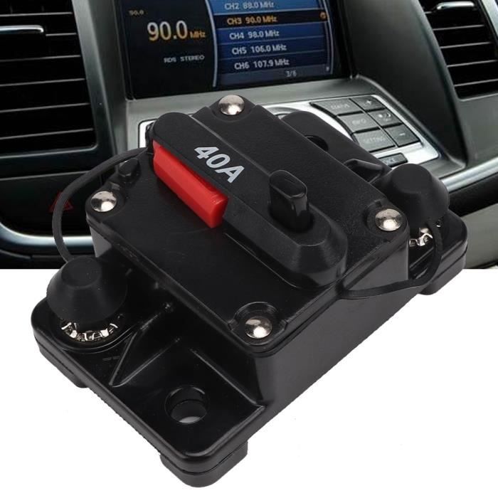 12V 30A/40A/60A Auto Sicherungsautomat - Rückstellbarer Inline-Schutz Für Autoradio & Zubehör