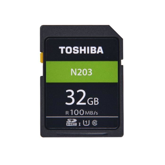 Carte Memoire 32 Go Toshiba N203 U1 Class10 Carte Sd Sdhc Sdxc Uhs