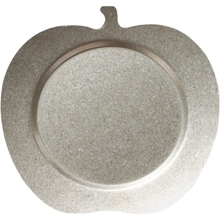 Plateau De Service Rond En Inox 36 Cm - Professionnel, Lavable Au Lave-vaisselle, Pour Restaurant, événement