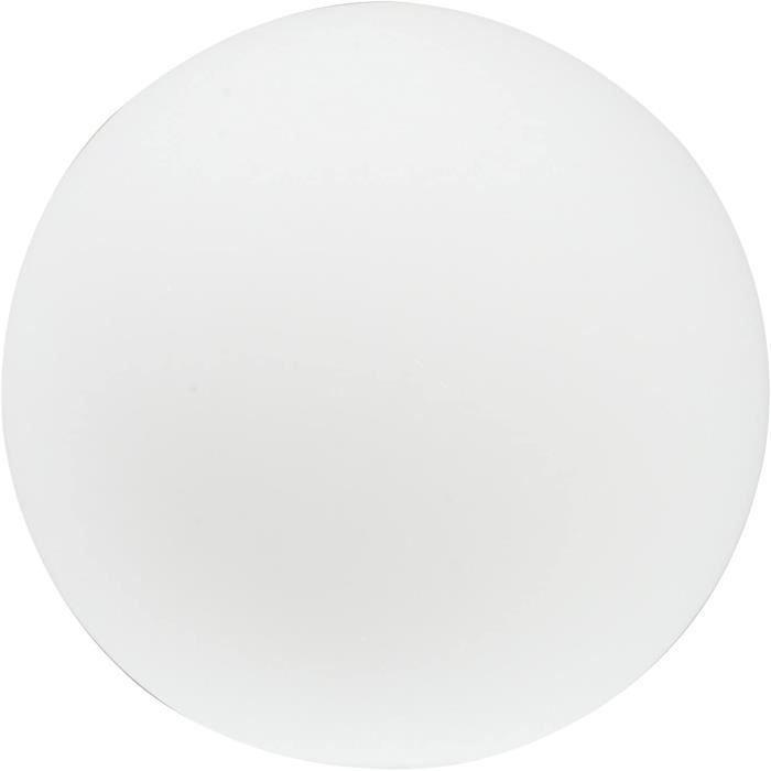 Plafond Lumière Globe Ombre Blanc Abat- Jour En Verre Ronde