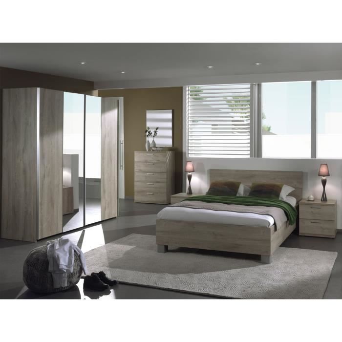 Chambre A Coucher Complete Adulte Armoire Portes Coulissantes