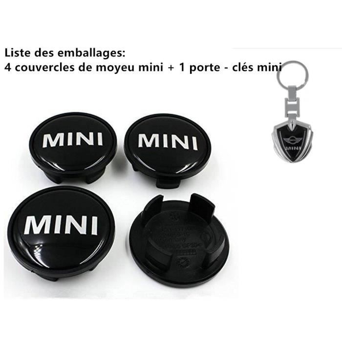 Lot de 4 centre de roue cache moyeu Remplacement pour MINI 54mm（C002）