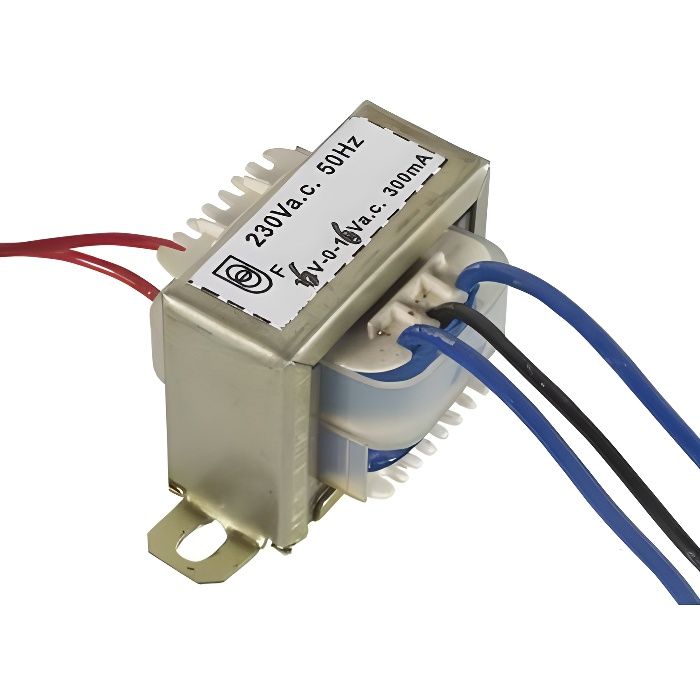 TRANSFORMATEUR MOULE 2.5VA 220V 2 x 9V 2 x 0.139A