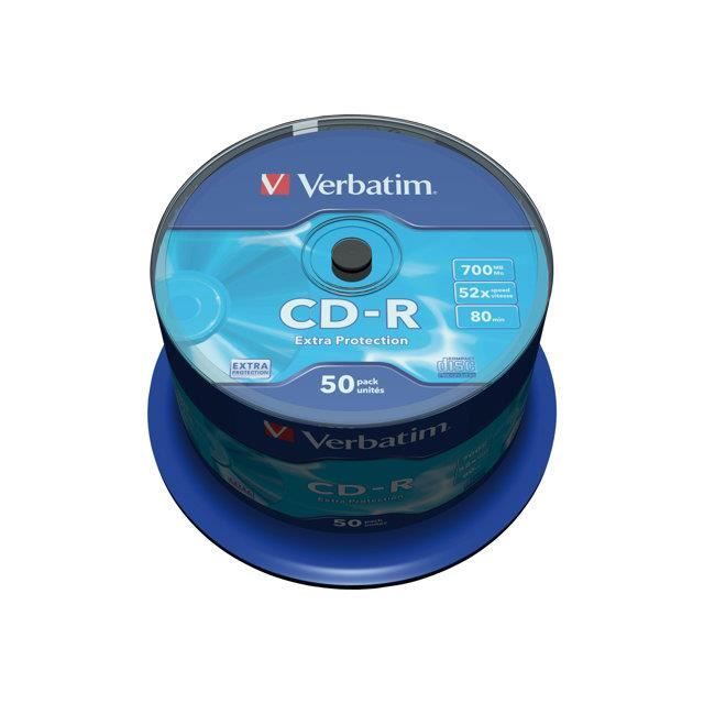 CD-R Verbatim AZO Crystal - Confezione Da 50 Dischi, 80min/700MB, Qualità Archivio Fino A 100 Anni - Foto 12