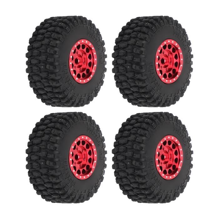 SUNGOOYUE 4 Pneus De Plage RC Multifonctions – Roues Caoutchouc Tout-Terrain étanches 1/10 1/12, Idéal Sable, Neige, Route Cahoteuse