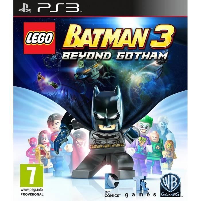 Warner Bros Jeu Vidéo - Warner Bros. Interactive - Lego Batman 3 : Au-Delà De Gotham - PS3 - Action - Pegi 7+