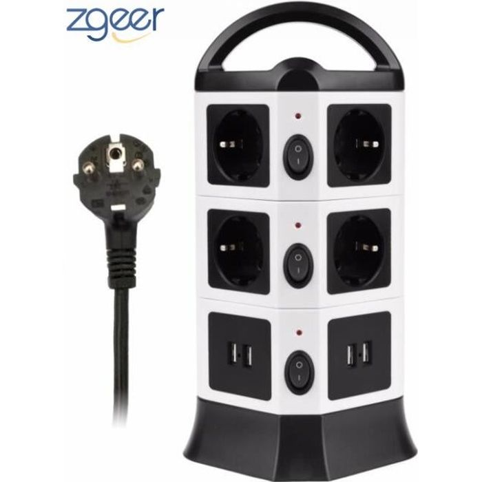 4 Prises Euro Fiche Multiple