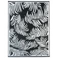Tapis extérieur COCO - IDMARKET - Noir et blanc - Motifs tropicaux - 180 x 280 cm-1