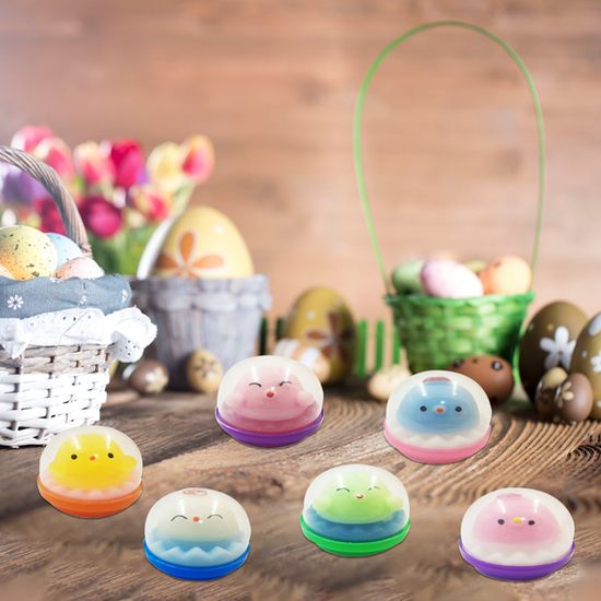 Lot De 6 œufs De Pâques Avec Slime Parfumé – Cadeaux Anti-stress Pour Enfants