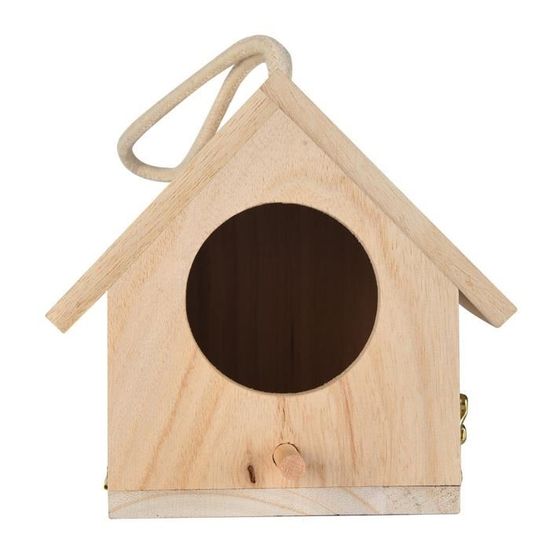 Nid dox nid maison oiseau maison oiseau nichoir oiseau boîte boîte à oiseaux  boîte en bois b238 - Cdiscount Jardin