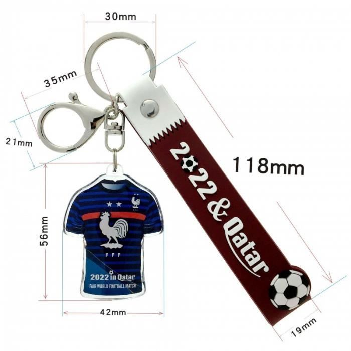 Porte-clés football - Porte-clés équipe de France - Accessoires de sac à  main - Décoration - Cdiscount Bagagerie - Maroquinerie