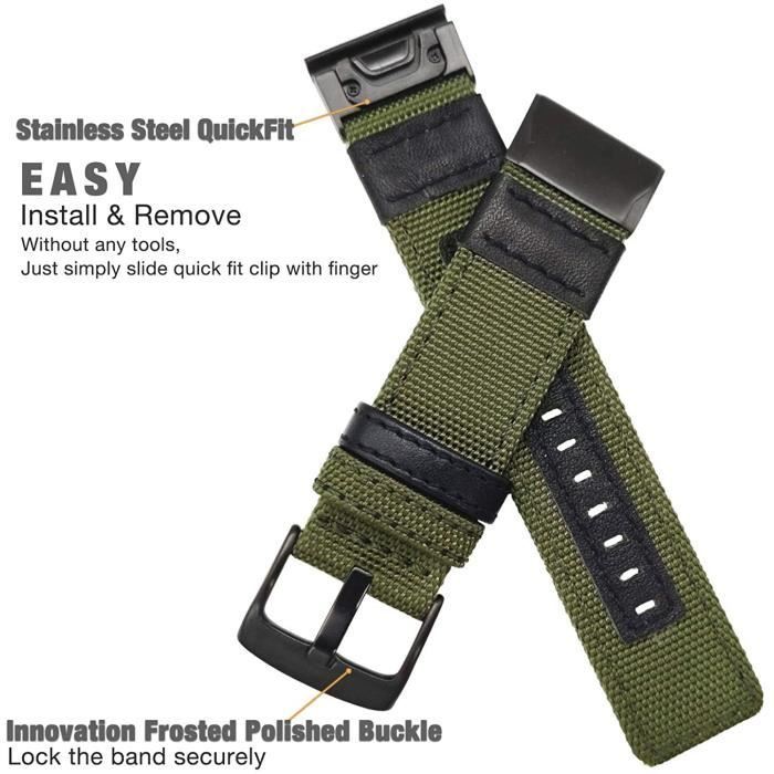 Garmin fenix 5 nato top strap