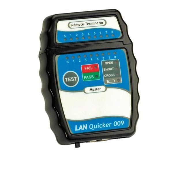 Testeur de câbles LAN - VALUE - QUICKER 13.99.3001 - RJ45/UTP - Test ...