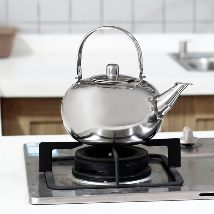 Theiere Pour Cuisiniere - Limics24 - 1305Ch Duet Bella Rond Théière Acier Inoxydable Poignée