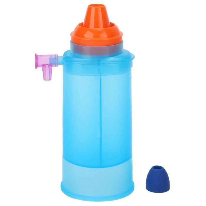 Flacon De Lavage Nasal 500 Ml – Irrigation Sous Pression Pour Adultes Et Enfants, Avec 2 Buses, Angle 60°