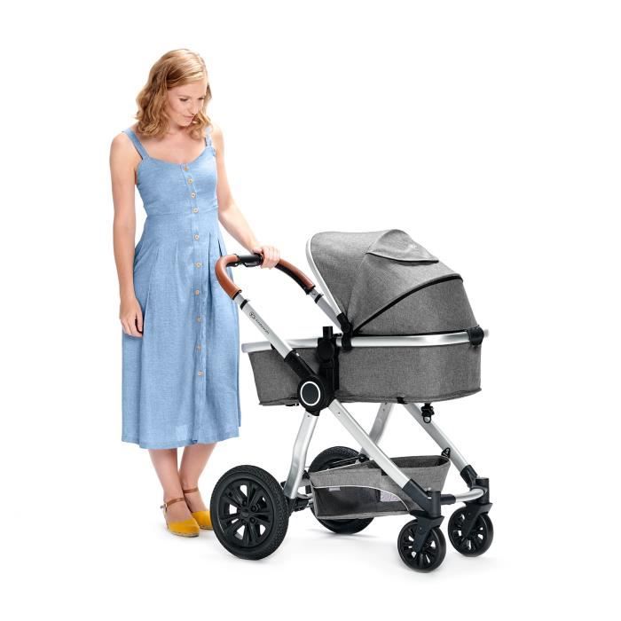 Kinderkraft Poussette 3 en 1 VEO Nacelle poussette Si ge auto et