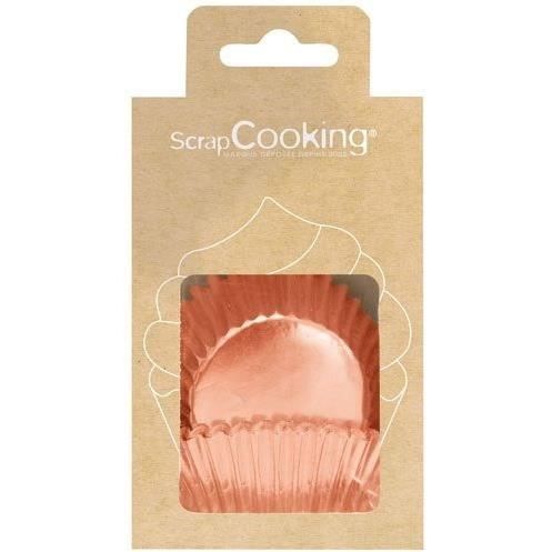 KOSTOO Lot de 50 caissettes à cupcakes en papier découpé au laser pour décoration de fête de mariage, d'anniversaire (rose clair