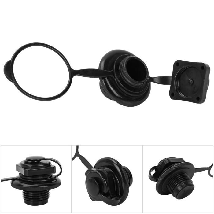 Valve à Air Pour Bateau Gonflable – Bouchon à Vis Noir, Compatible Aruba/Bahamas/Barbade/Cancun/St Lucia/Tahiti (modèles Avant 2023), étanche Et Robuste – 1 Pièce