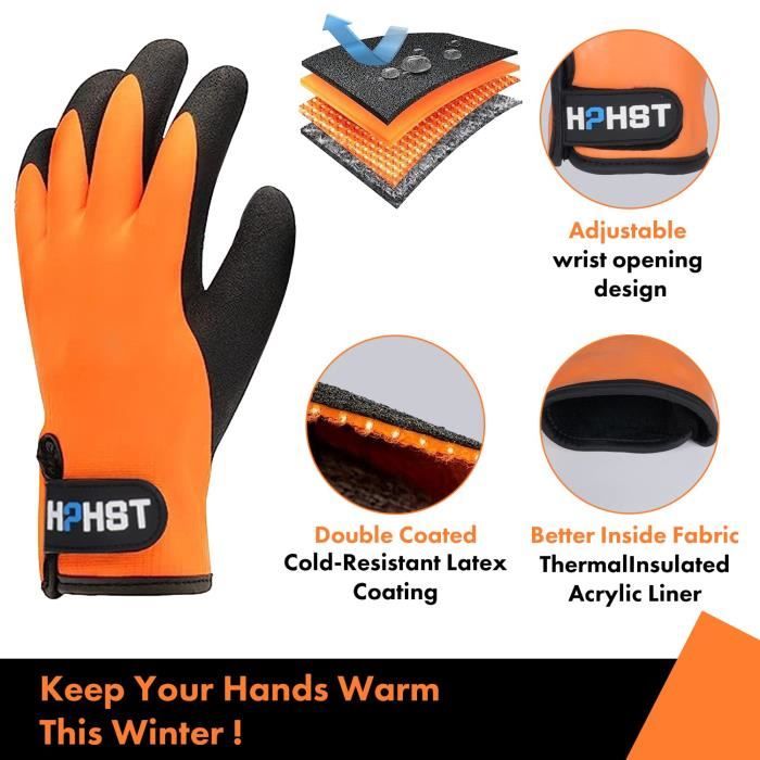 Gants Chauds SOLO ACTFIT - Imperméables, Coupe-Vent, Écran Tactile - Pour Ski, Vélo, Course