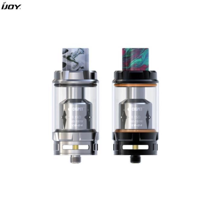 Cigarettes électroniques Vapotage Vape PRO : Kit / Pack ECO12 Clearomiseur  CIGPET 6,5 ml résistances (IJOY) Sponsorisé (PSY-VAP)