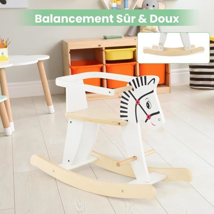 Cheval a bascule zebre deals