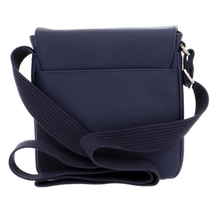 LACOSTE Men s Classic Flap Crossover Bag Peacoat 84381 SAC A