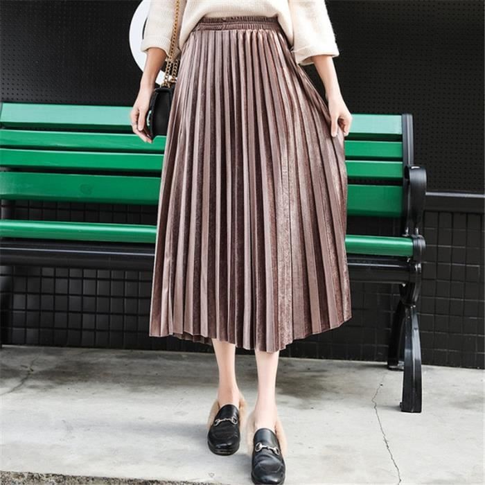 Jupe plissee grande taille sale